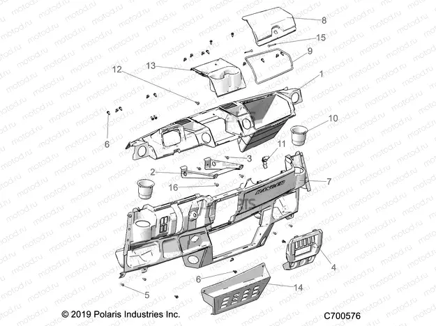 BODY | BODY, DASH - R22T6E99A9/AG/AN/B9/BG/BN (C700576)