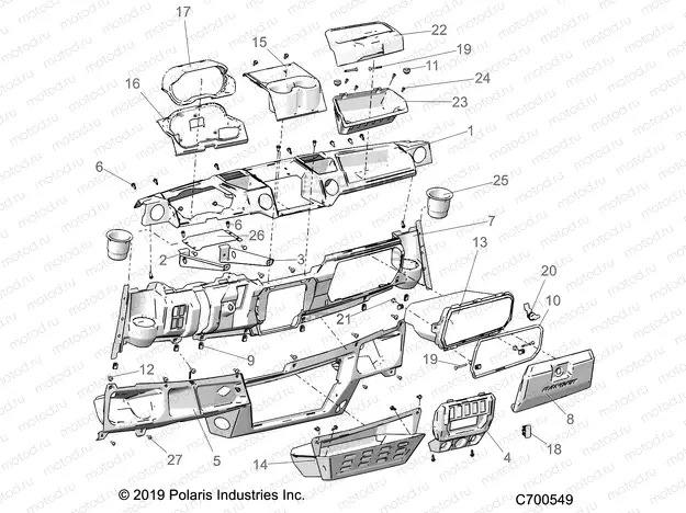 BODY | BODY, DASH STD - R19RRU99/A/B (C700549)