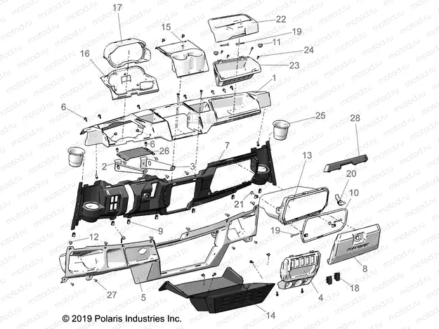 BODY | BODY, DASH STD  - R20RRE99A/B (C700862)
