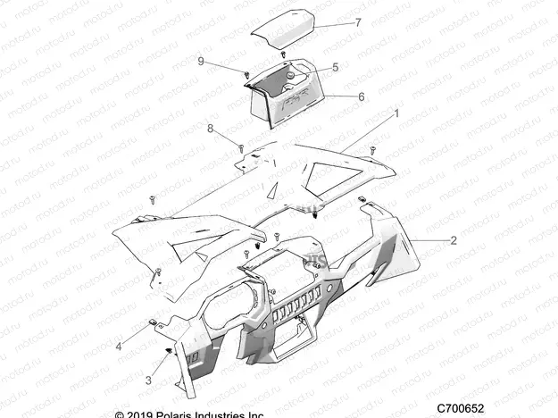 BODY | BODY, DASH - Z20N4E92AL/AR/BL/BR (C700652)
