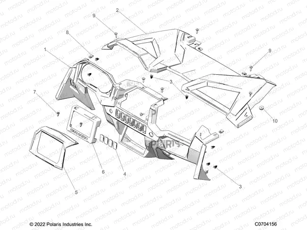 BODY | BODY, DASH - Z23NAK99A/99B (C0704156)