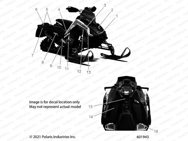 BODY | BODY, DECAL, BLACK SIDE PANEL - S22TDL8RS/8RE (601652)