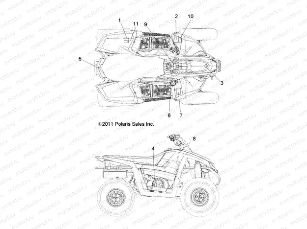 BODY | BODY, DECALS - A13NA32FA (49ATVDECAL12TBI)