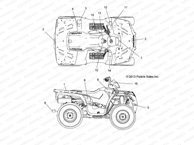 BODY | BODY, DECALS - A14MH57TD (49ATVDECAL14SP570)