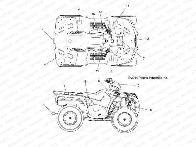 BODY | BODY, DECALS - A15SEA32HA (49ATVDECAL15MD570)