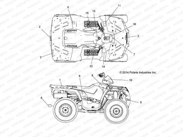 BODY | BODY, DECALS - A15SEE57HJ/HA (49ATVDECAL15570MD)