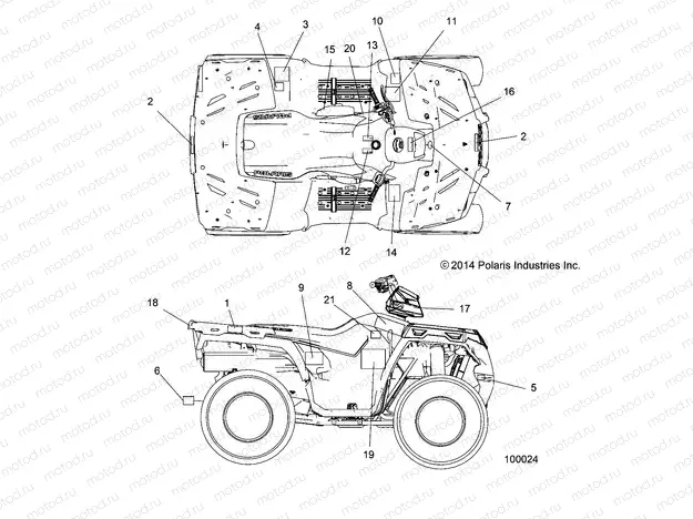 BODY | BODY, DECALS - A15SHD57AC/E57AS/AM/L57AK (100024)