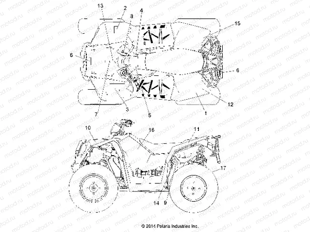 BODY | BODY, DECALS - A15SVA85FD (49ATVDECAL15850EU)
