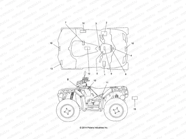 BODY | BODY, DECALS - A15SXE95FK (49ATVDECAL15F1EU)