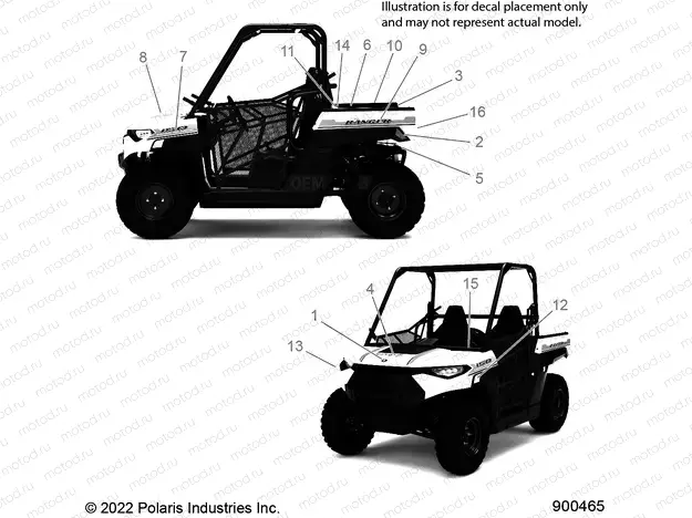 BODY | BODY, DECALS - A23HZB15A1/A4/B1/B4  (900465)