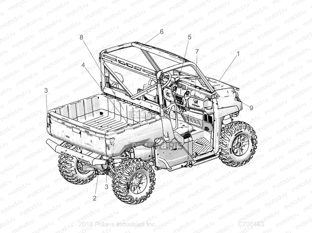 BODY | BODY, DECALS COMMON - R19RRU99/A/B (C700463)
