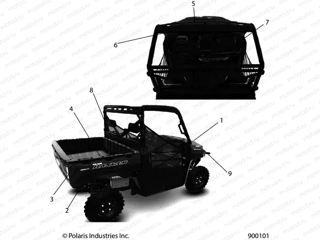 BODY | BODY, DECALS COMMON - R20RRB99/A/B (900101)