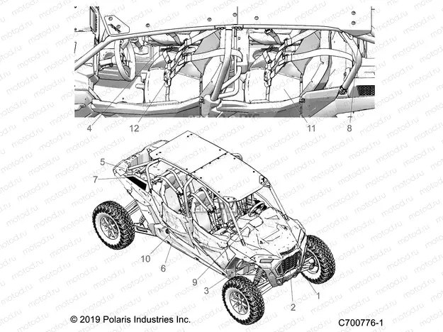 BODY | BODY, DECALS COMMON - Z20P4L92AG/AP/BG/BP (C700776-1)