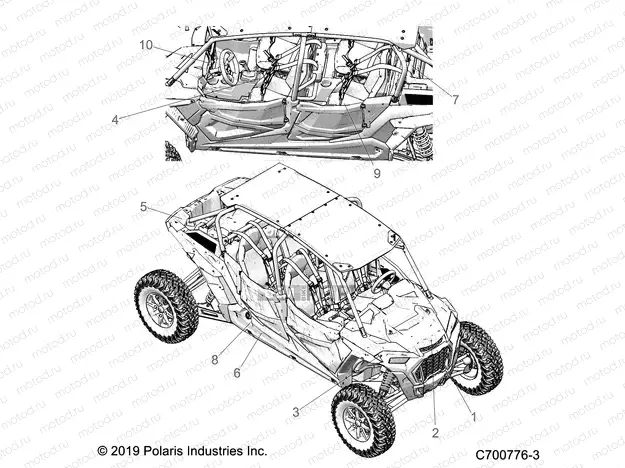 BODY | BODY, DECALS COMMON - Z20P4L92LG/G92LG (C700776-3)