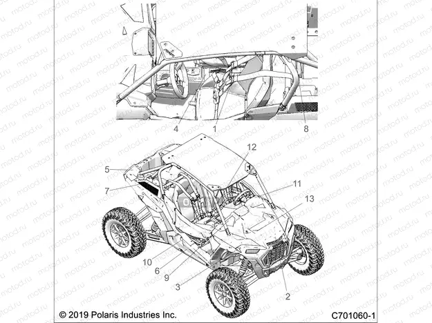 BODY | BODY, DECALS COMMON - Z20PAE92AC/BC/F92AC/LC (C701060-1)