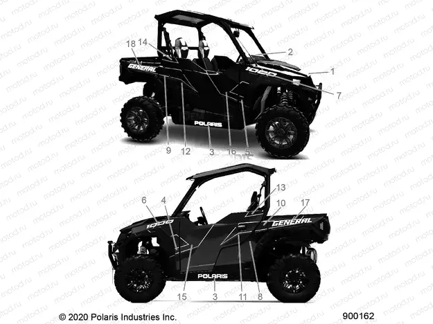 BODY | BODY, DECALS - G20GAJ99AS/BS (900162-01)