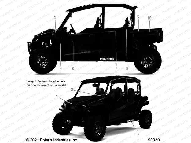 BODY | BODY, DECALS - G22G4E99NP (900301-01)