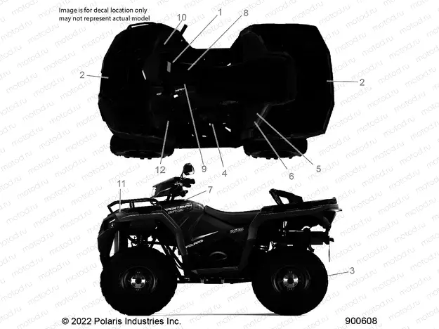 BODY | BODY, DECALS GENERAL - A23SEA57F1/T57C1/C2/F1 (900608)