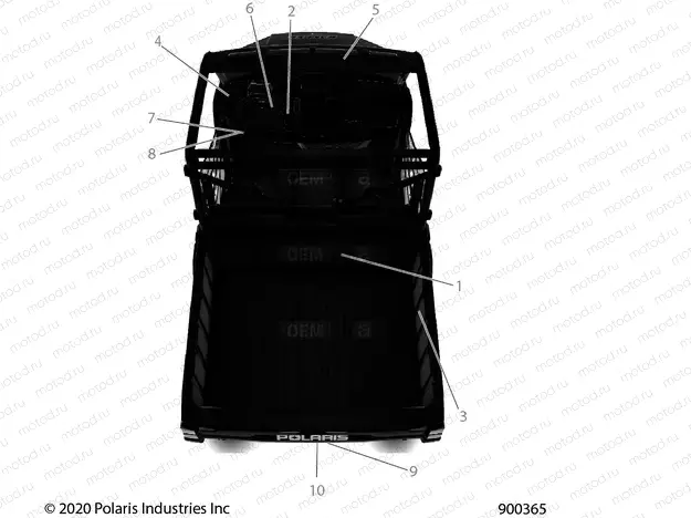 BODY | BODY, DECALS, GENERAL - R22TAE99FA/SFA/SCA/SCK (900365)