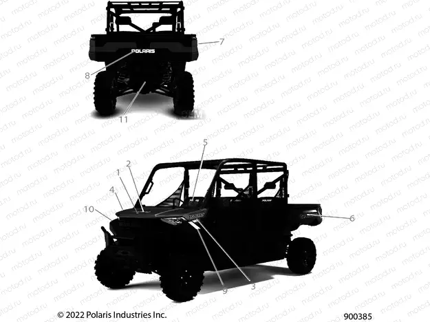 BODY | BODY, DECALS GRAPHIC - R22T6E99A9/AG/AN/B9/BG/BN (900268)