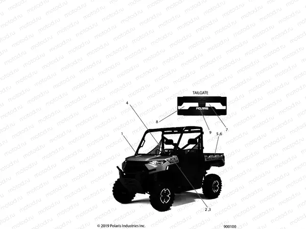BODY | BODY, DECALS GRAPHICS - R20RRB99/A/B (900100)