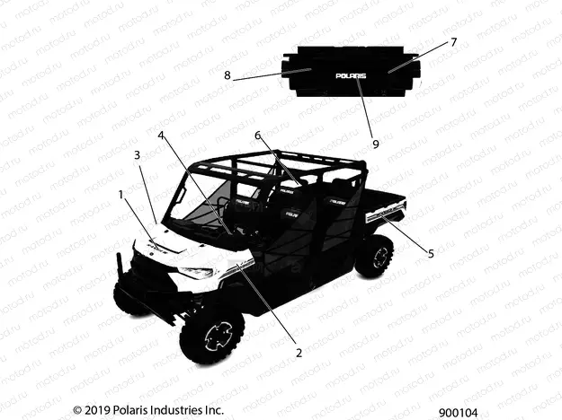 BODY | BODY, DECALS GRAPHICS - R20RSZ99A9/AA/AP/AX/B9/BA/BP/BX (900104)