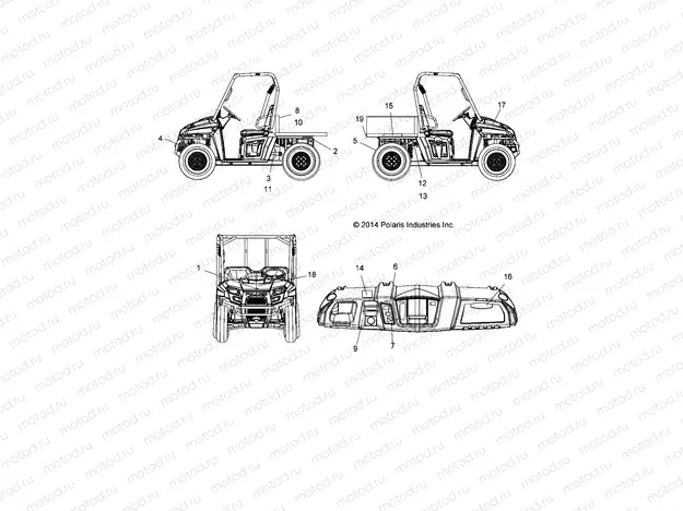 BODY | BODY, DECALS - L15U2NAGFA (49LEVDECAL15M)