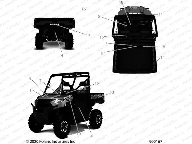 BODY | BODY, DECALS - R20RRE99J1 (900167)