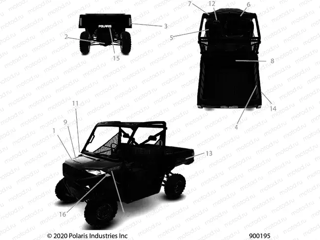 BODY | BODY, DECALS - R21TAU99AP/AG/BP/BG (900195)