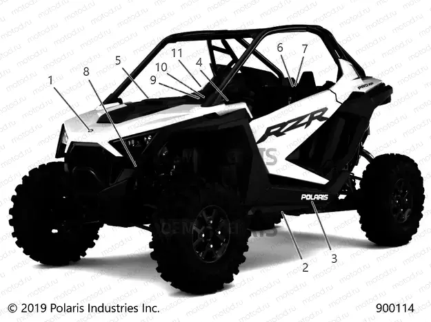 BODY | BODY, DECALS, STANDARD - Z20RA_92AC/BC/AK/BK/AR/BR/AE/BE/AH/BH/AT/BT (900114)