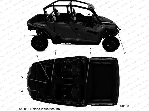 BODY | BODY, DECALS, WARNING - G20GMJ99AP/BP/AG (900108)