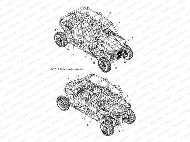 BODY | BODY, DECALS - Z20A4E99AH/LH (702476)