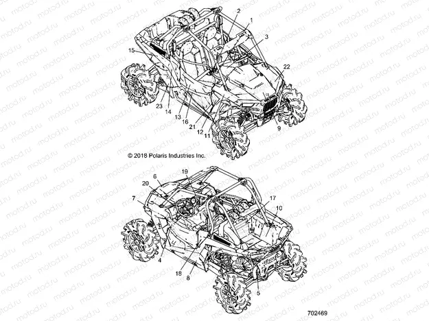 BODY | BODY, DECALS - Z20NAE99AC/AL/AN/BC/BL/BN/K99AF/AK/BF/BK/M99AL/R99AZ/BZ (702469)
