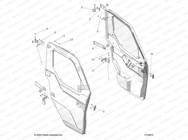 BODY | BODY, DOOR, FULL, MOUNTING - R23RRY99A9/AJ/AK/AX/B9/BJ/BK/BX (C730814)