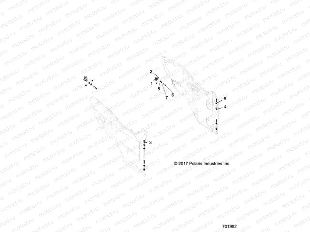 BODY | BODY, DOOR MOUNTING - G22G4E99NP (701992)