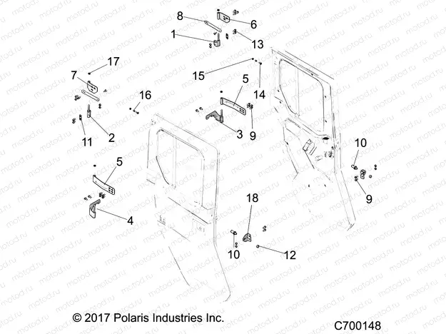 BODY | BODY, DOOR, REAR, FULL, MOUNTING - R19RSU99A9/AD/B9/BD (C700148)