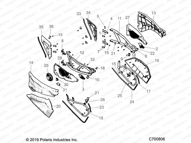 BODY | BODY, DOORS, FRONT - Z20PAL92AG/AP/BG/BP/LG/G92AG/AP/LG (C700806)