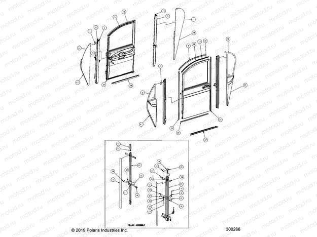 BODY | BODY, DOORS, FULL, 2 DOOR MOUNTING - L20G2AGALA/DGALA