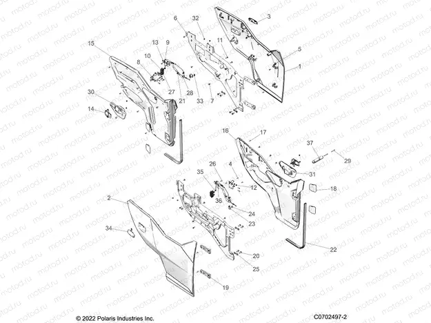 BODY | BODY, DOORS - G23GXE99A/99B (C0702497-1)