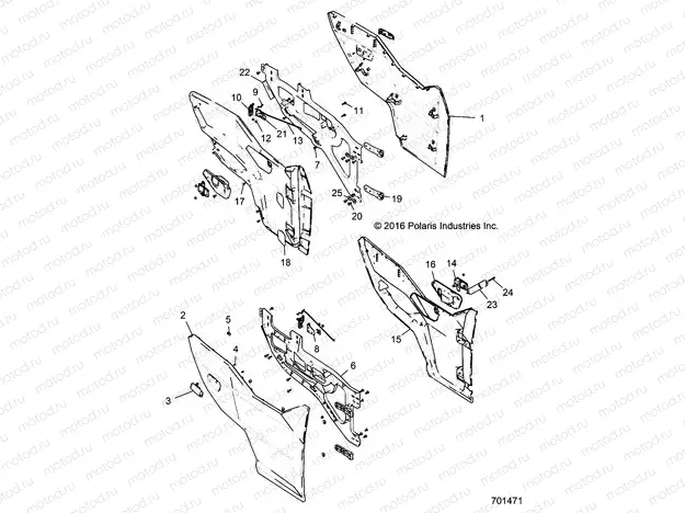 BODY | BODY, DOORS - R16RGE99A7/AE/AV (701471)