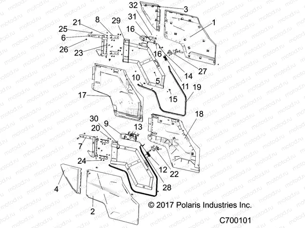 BODY | BODY, DOORS, REAR - G20G4P99AX/LX (C700101)