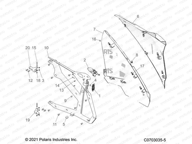 BODY | BODY, DOORS, REAR, PREMIUM/DELUXE - Z21R4D92AM/BM/AC (C0703035-5)
