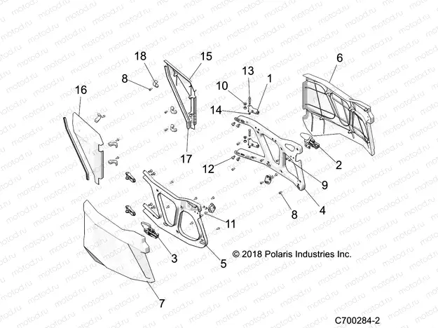 BODY | BODY, DOORS, REAR - Z20N4E92AL/AR/BL/BR (C700284-2)