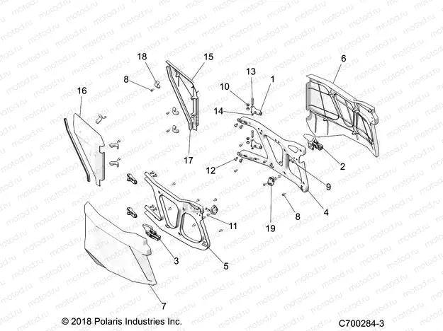 BODY | BODY, DOORS, REAR - Z20N4E99NC (C700284-3)