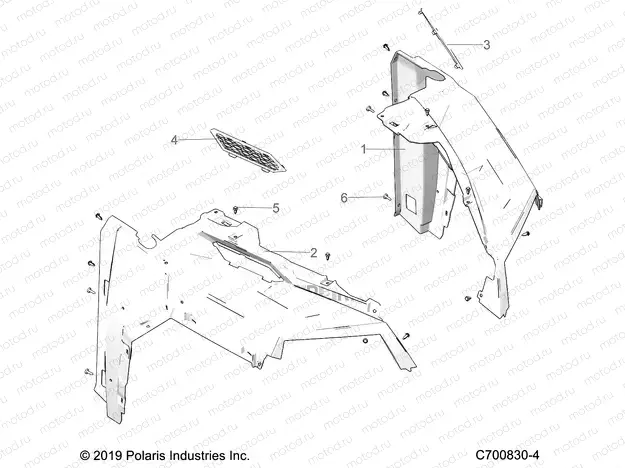 BODY | BODY, FENDERS, FRONT - G23GXK99A/99B (C700830-4)