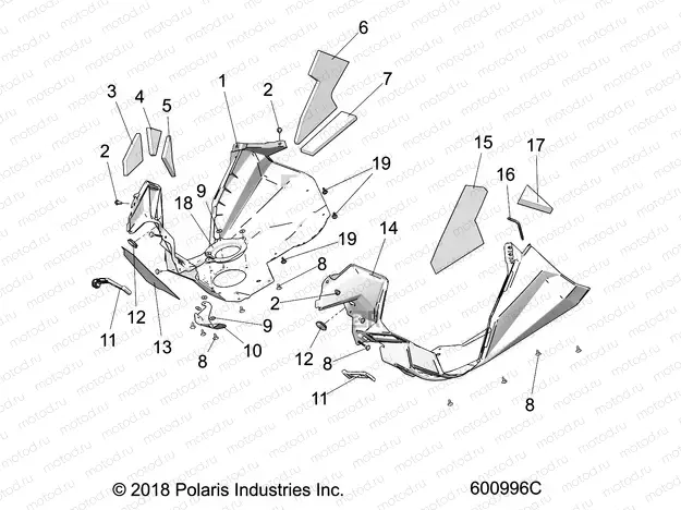 BODY | BODY, FENDERS - S20FJB8/FJE8/FJP8 ALL OPTIONS (600996C)