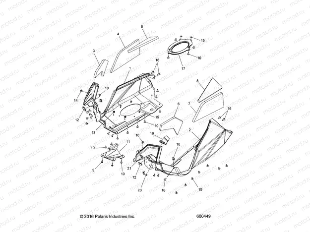 BODY | BODY, FENDERS - S20MDX6JSA/6JEA (600449)