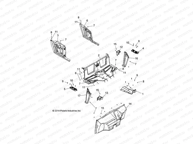 BODY | BODY, FLOOR and FENDERS - L15U2NAGFA/MA (49LEVMOLDINGS15M)