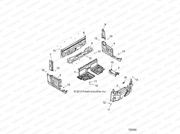 BODY | BODY, FLOOR and FENDERS - R17RTED1F1/SD1C1 (700350)