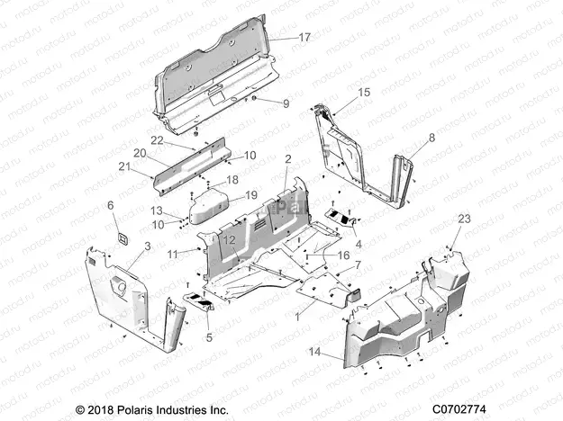 BODY | BODY, FLOOR and FENDERS - R20MAA57K1 (C0702774)